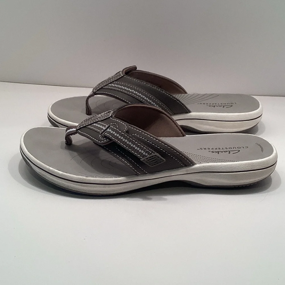 Clarks Cloudsteppers size 7 Dark Brown Sandals. NEW. (A3) - Picture 4 of 10